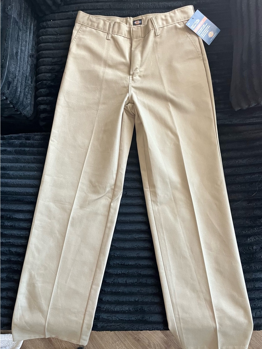 Dickies Boys Straight Fit Khaki Work Pants